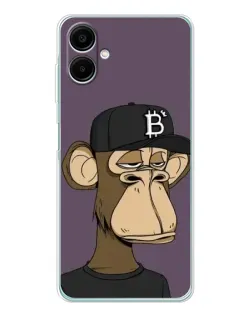 Чехол для Samsung Galaxy A07 с картинкой «Bored Ape в кепке»