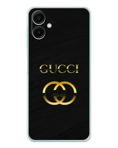 Чехол для Samsung Galaxy A07 с картинкой «Золотой логотип Gucci» Чехол для Samsung Galaxy A07 с картинкой «Золотой логотип Gucci»