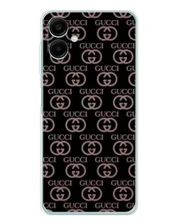 Чехол для Samsung Galaxy A07 с картинкой «Классическая монограмма Gucci»