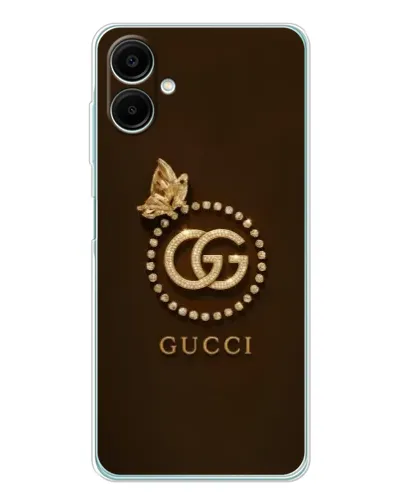 Чехол для Samsung Galaxy A07 с картинкой «Gucci — золотая бабочка» Чехол для Samsung Galaxy A07 с картинкой «Gucci — золотая бабочка»