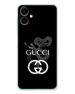 Чехол для Samsung Galaxy A07 с картинкой «Gucci — серебряная змея»