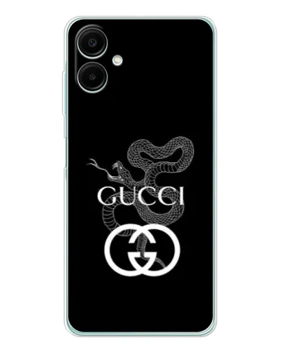 Чехол для Samsung Galaxy A07 с картинкой «Gucci — серебряная змея» Чехол для Samsung Galaxy A07 с картинкой «Gucci — серебряная змея»