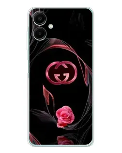 Чехол для Samsung Galaxy A07 с картинкой «Gucci — неоновая роза»