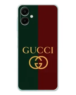 Чехол для Samsung Galaxy A07 с картинкой «Gucci — темно-зеленый градиент»