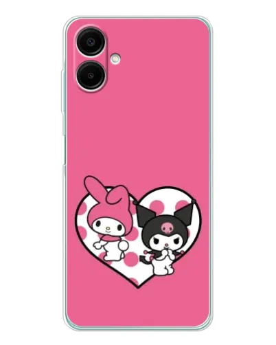 Чехол для Samsung Galaxy A07 с картинкой «Kuromi и My Melody» Чехол для Samsung Galaxy A07 с картинкой «Kuromi и My Melody»