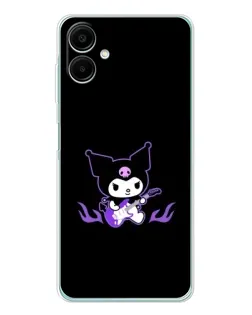Чехол для Samsung Galaxy A07 с картинкой «Электрическая Kuromi» Чехол для Samsung Galaxy A07 с картинкой «Электрическая Kuromi»