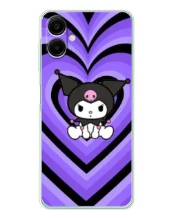 Чехол для Samsung Galaxy A07 с картинкой «Kuromi и фиолетовые сердца» Чехол для Samsung Galaxy A07 с картинкой «Kuromi и фиолетовые сердца»