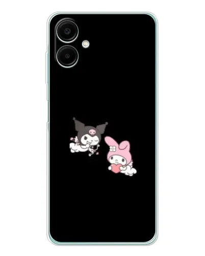 Чехол для Samsung Galaxy A07 с картинкой «My Melody и Kuromi» Чехол для Samsung Galaxy A07 с картинкой «My Melody и Kuromi»