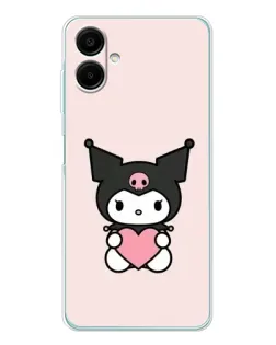 Чехол для Samsung Galaxy A07 с картинкой «Kuromi и сердце» Чехол для Samsung Galaxy A07 с картинкой «Kuromi и сердце»