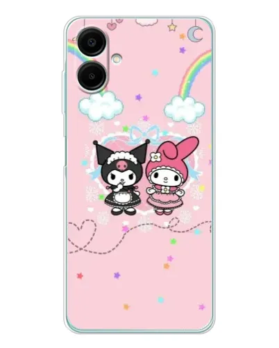 Чехол для Samsung Galaxy A07 с картинкой «My Melody и Kuromi» Чехол для Samsung Galaxy A07 с картинкой «My Melody и Kuromi»