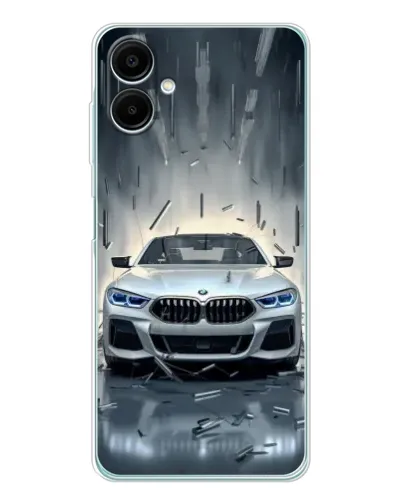 Чехол для Samsung Galaxy A07 с картинкой «BMW в свете фар» Чехол для Samsung Galaxy A07 с картинкой «BMW в свете фар»