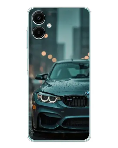 Чехол для Samsung Galaxy A07 с картинкой «BMW в огнях города» Чехол для Samsung Galaxy A07 с картинкой «BMW в огнях города»