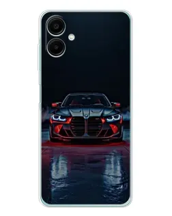 Чехол для Samsung Galaxy A07 с картинкой «BMW на мокрой дороге»