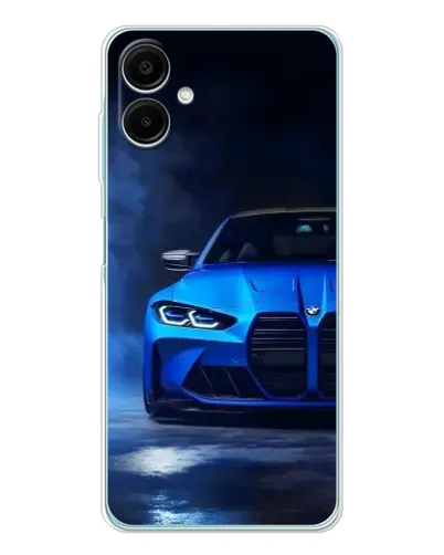 Чехол для Samsung Galaxy A07 с картинкой «Голубая BMW M4» Чехол для Samsung Galaxy A07 с картинкой «Голубая BMW M4»