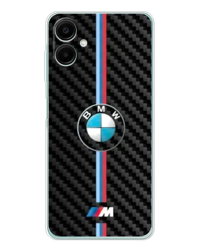 Чехол для Samsung Galaxy A07 с картинкой «Эмблема BMW и карбон» Чехол для Samsung Galaxy A07 с картинкой «Эмблема BMW и карбон»