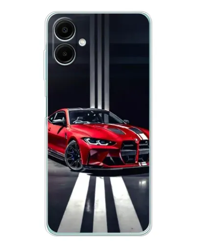 Чехол для Samsung Galaxy A07 с картинкой «Красная BMW на дороге» Чехол для Samsung Galaxy A07 с картинкой «Красная BMW на дороге»