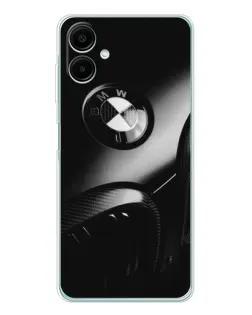 Чехол для Samsung Galaxy A07 с картинкой «Эмблема BMW — макро»