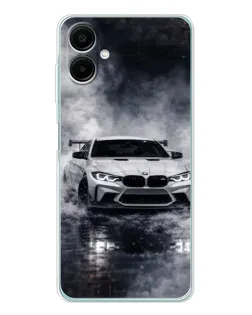 Чехол для Samsung Galaxy A07 с картинкой «BMW сквозь туман»