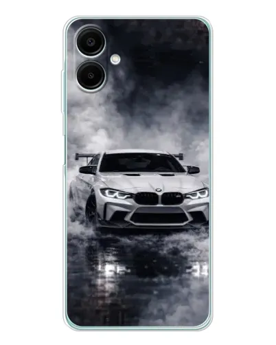Чехол для Samsung Galaxy A07 с картинкой «BMW сквозь туман» Чехол для Samsung Galaxy A07 с картинкой «BMW сквозь туман»