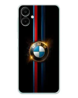 Чехол для Samsung Galaxy A07 с картинкой «BMW M-Power неон»