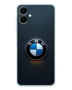 Чехол для Samsung Galaxy A07 с картинкой «Логотип BMW — минимализм»