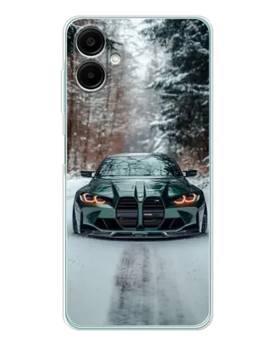 Чехол для Samsung Galaxy A07 с картинкой «BMW в зимнем лесу» Чехол для Samsung Galaxy A07 с картинкой «BMW в зимнем лесу»