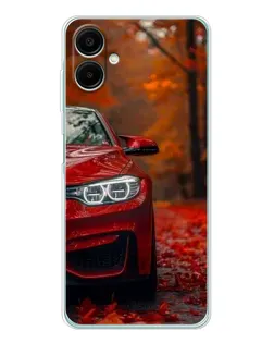 Чехол для Samsung Galaxy A07 с картинкой «Осенняя BMW M4»