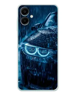 Чехол для Samsung Galaxy A07 с картинкой «BMW под дождем»