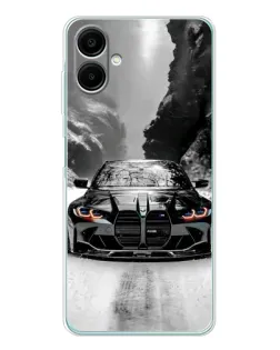 Чехол для Samsung Galaxy A07 с картинкой «BMW — акварельный дрифт»