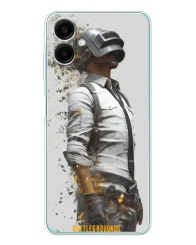 Чехол для Samsung Galaxy A07 с картинкой «PUBG — боец в пыли» Чехол для Samsung Galaxy A07 с картинкой «PUBG — боец в пыли»