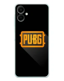 Чехол для Samsung Galaxy A07 с картинкой «PUBG — рамка лого»