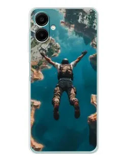 Чехол для Samsung Galaxy A07 с картинкой «PUBG — свободное падение»