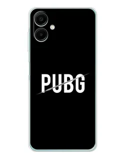 Чехол для Samsung Galaxy A07 с картинкой «PUBG — белый логотип»