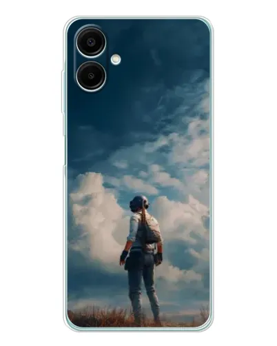 Чехол для Samsung Galaxy A07 с картинкой «Герой PUBG на скале» Чехол для Samsung Galaxy A07 с картинкой «Герой PUBG на скале»