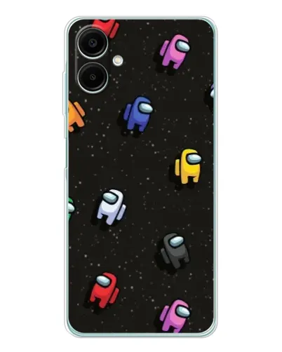 Чехол для Samsung Galaxy A07 с картинкой «Космический паттерн Among Us» Чехол для Samsung Galaxy A07 с картинкой «Космический паттерн Among Us»