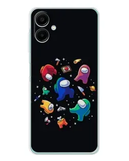 Чехол для Samsung Galaxy A07 с картинкой «Among Us космос»
