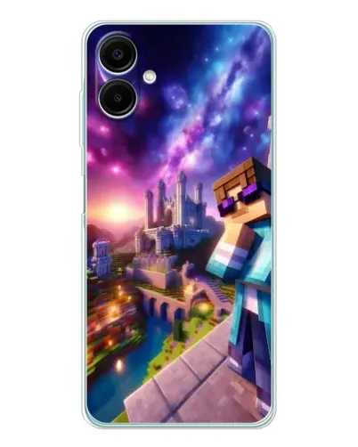 Чехол для Samsung Galaxy A07 с картинкой «Стив и космос» Чехол для Samsung Galaxy A07 с картинкой «Стив и космос»