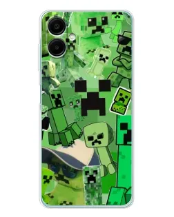 Чехол для Samsung Galaxy A07 с картинкой «Криперы Minecraft» Чехол для Samsung Galaxy A07 с картинкой «Криперы Minecraft»