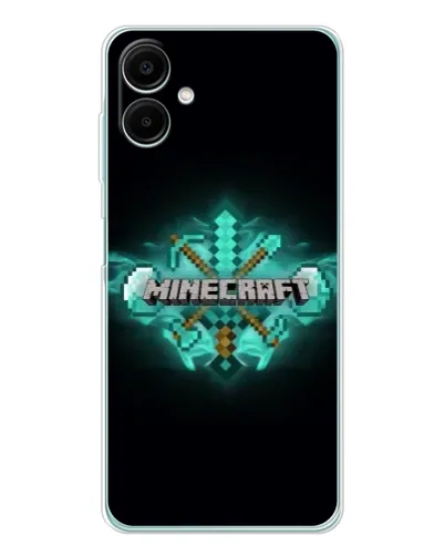 Чехол для Samsung Galaxy A07 с картинкой «Minecraft Diamond лого» Чехол для Samsung Galaxy A07 с картинкой «Minecraft Diamond лого»
