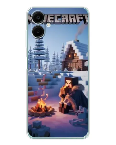 Чехол для Samsung Galaxy A07 с картинкой «Зимний Minecraft» Чехол для Samsung Galaxy A07 с картинкой «Зимний Minecraft»