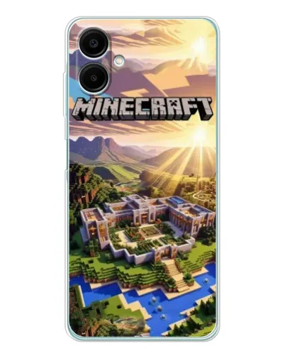 Чехол для Samsung Galaxy A07 с картинкой «Minecraft панорама» Чехол для Samsung Galaxy A07 с картинкой «Minecraft панорама»