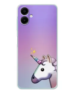Чехол для Samsung Galaxy A07 с картинкой «Единорог градиент»
