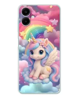 Чехол для Samsung Galaxy A07 с картинкой «Маленький единорог»