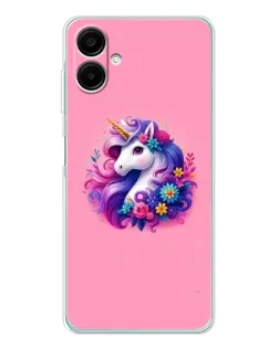 Чехол для Samsung Galaxy A07 с картинкой «Сказочный единорог»