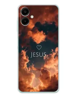 Чехол для Samsung Galaxy A07 с картинкой «Сияние Имени Jesus» Чехол для Samsung Galaxy A07 с картинкой «Сияние Имени Jesus»