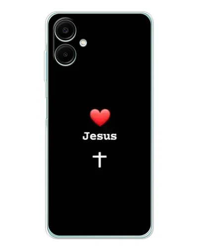 Чехол для Samsung Galaxy A07 с картинкой «Сердце - Jesus»