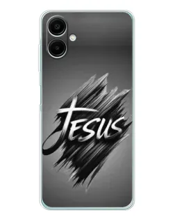 Чехол для Samsung Galaxy A07 с картинкой «Надпись Jesus Graffiti»