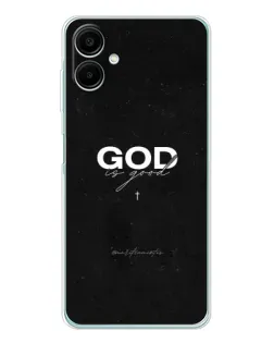 Чехол для Samsung Galaxy A07 с картинкой «GOD — Бог над всем»