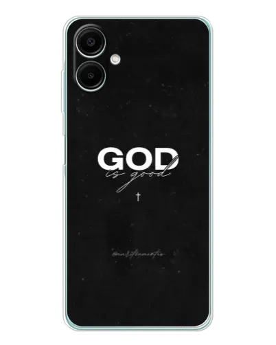 Чехол для Samsung Galaxy A07 с картинкой «GOD — Бог над всем»