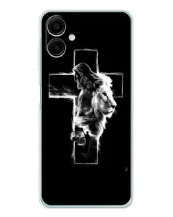 Чохол для Samsung Galaxy A07 з картинкою «Сяючий хрест Jesus»